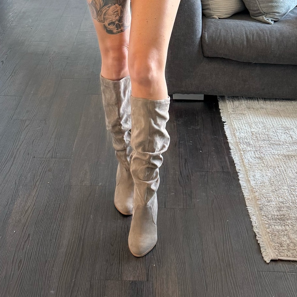 Faux Suede Boots
